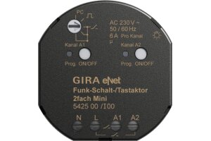 GIRA Funk Schalt-/Tastaktor 2-fach Mini Gira eNet