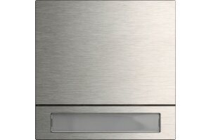 GIRA Ruftastenmodul 1-fach System 106 Edelstahl