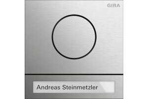 GIRA Türstationsmod. System 106 Edelstahl