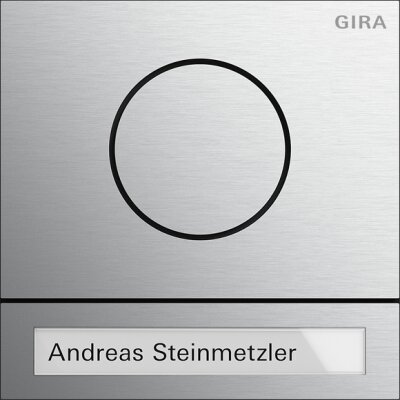 GIRA Türstationsmod. System 106 Aluminium