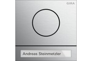 GIRA Türstationsmod. System 106 Aluminium