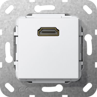 GIRA HDMI Kpl. Einsatz Reinweiß