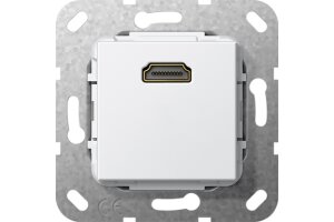 GIRA HDMI Kpl. Einsatz Reinweiß