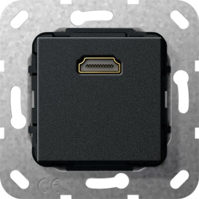 GIRA HDMI Kpl. Einsatz Schwarz m