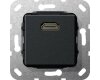 GIRA HDMI Kpl. Einsatz Schwarz m
