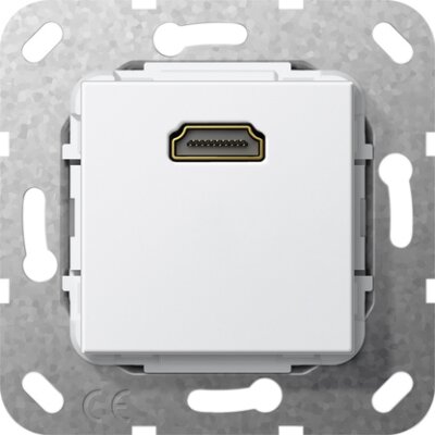 GIRA HDMI K-Peitsche Einsatz Reinweiß