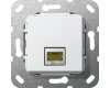 GIRA MJ RJ45 Cat.6A 10 Gbit Einsatz Reinweiß