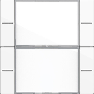 GIRA Wippenset 2-fach BSF Tastsensor4.55 Klar/Reinweiß