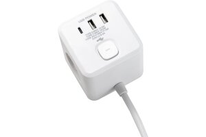 Tischsteckdose McPower BW-64 3x Steckdose 2xUSB-A 1xUSB-C PD20W