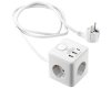 Tischsteckdose McPower BW-64 3x Steckdose 2xUSB-A 1xUSB-C PD20W