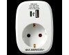 Zwischenstecker McPower 1x USB-A + 1x USB-C PD20W