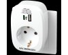 Zwischenstecker McPower 1x USB-A + 1x USB-C PD20W