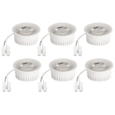 LED-Modul McShine MCOB 5W 400lm 230V 50x25mm 4000K dimmbar 6er-Pack