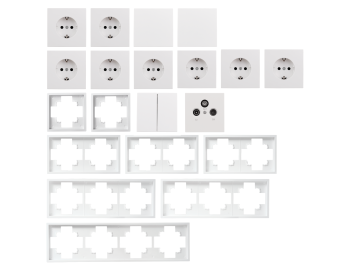 Schalter und Steckdosen Set McPower Shallow...