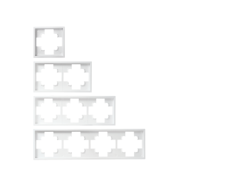 Schalter und Steckdosen Set McPower Shallow Wohnlandschaft 20-teilig weiß