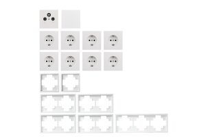 Schalter und Steckdosen Set McPower Shallow Arbeitszimmer...