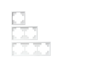 Schalter und Steckdosen Set McPower Shallow Arbeitszimmer 17-teilig weiß