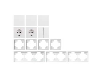 Schalter und Steckdosen Set McPower Shallow Flur...