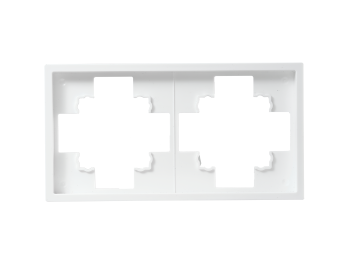 Schalter und Steckdosen Set McPower Shallow Niveau 23-teilig weiß