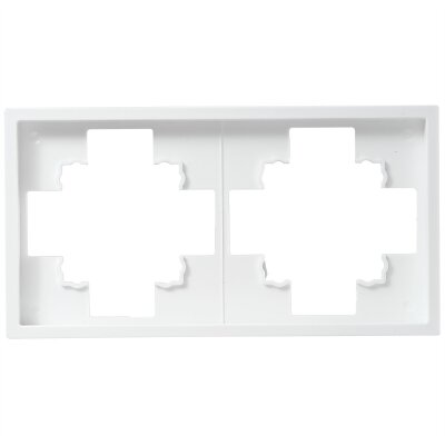Schalter und Steckdosen Set McPower Shallow PIR weiß 3-teilig