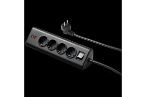 Steckdosenblock McPower 4x Schutzkontakt 1x USB-C PD20W 2x USB-A 2m Kabel