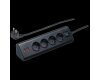 Steckdosenblock McPower 4x Schutzkontakt 1x USB-C PD20W 2x USB-A 2m Kabel