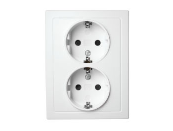 Schutzkontakt-Steckdose McPower Flair 2-fach 250V~/16A...