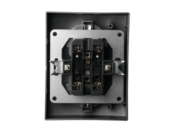 Schutzkontakt-Steckdose McPower Flair 2-fach 250V~/16A anthrazit