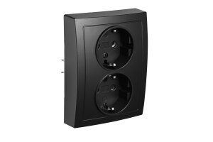 Schutzkontakt-Steckdose McPower Flair 2-fach 250V~/16A...