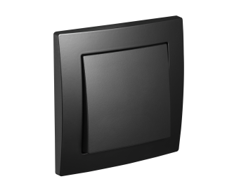 Wechselschalter McPower Flair IP44 250V~/10A UP matt schwarz