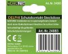 DELPHI Schutzkontakt-Steckdose mit LED weiß, 250V~/ 16A, Licht mit Sensor
