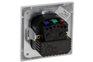 MILOS Schutzkontakt-Steckdose mit LED weiß, 250V~/ 16A, Licht mit Sensor