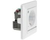 MILOS Schutzkontakt-Steckdose mit LED weiß, 250V~/ 16A, Licht mit Sensor