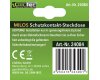 MILOS Schutzkontakt-Steckdose mit LED weiß, 250V~/ 16A, Licht mit Sensor