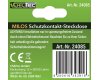 MILOS Schutzkontakt-Steckdose mit LED anthrazit, 250V~/ 16A, Licht mit Sensor