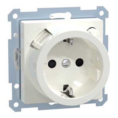 Merten 233819 FI-SCHUKO-Sicherheitssteckdosen-Einsatz mit BRS System M