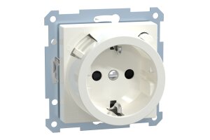 Merten 233819 FI-SCHUKO-Sicherheitssteckdosen-Einsatz mit...