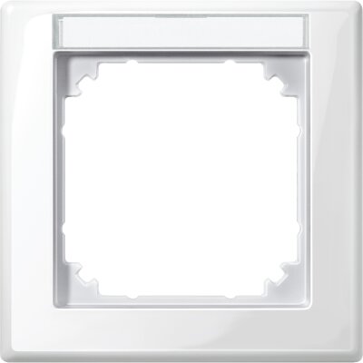 Merten 470119 Rahmen System M polarweiß glänzend