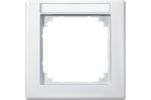 Merten 474119 Rahmen System M polarweiß