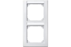 Merten 474219 Rahmen System M polarweiß