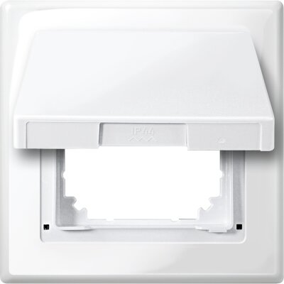 Merten 478019 Schutzabdeckung IP 44 System M polarweiß glänzend