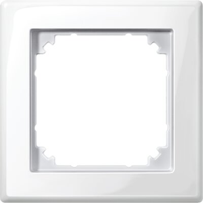 Merten 478119 Rahmen System M polarweiß glänzend