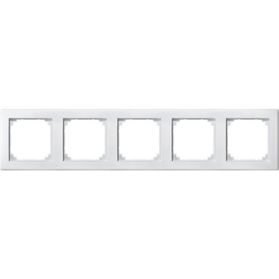Merten 484519 Rahmen System M polarweiß