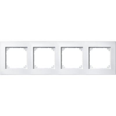 Merten 486419 Rahmen System M polarweiß
