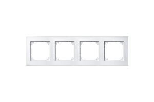 Merten 486419 Rahmen System M polarweiß