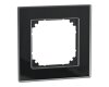 Merten 489103 Echtglasrahmen System M schwarz