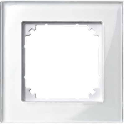 Merten 489119 Echtglasrahmen System M weiß