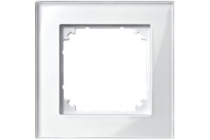 Merten 489119 Echtglasrahmen System M weiß