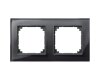 Merten 489203 Echtglasrahmen System M schwarz