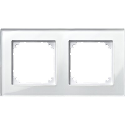 Merten 489219 Echtglasrahmen System M weiß